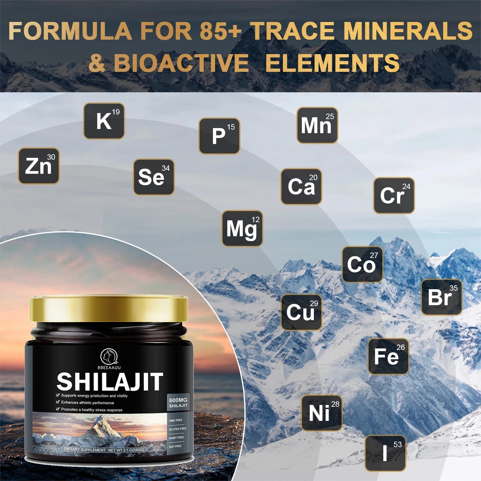 Pure Himalayan Shilajit Resin – 85+ Minerals for Energy, Focus & Vitality