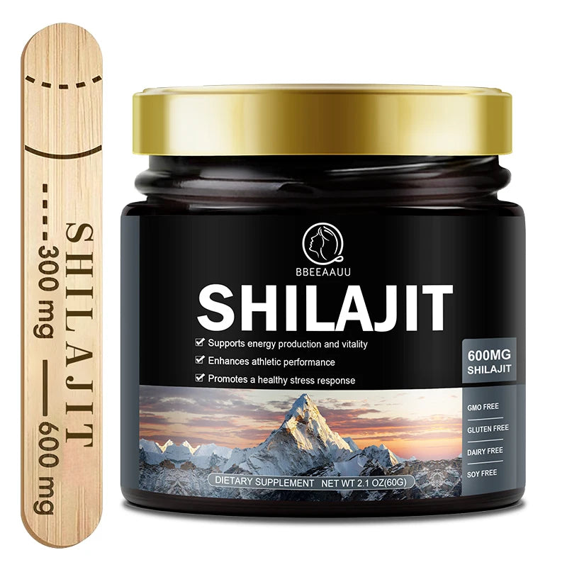 Pure Himalayan Shilajit Resin – 85+ Minerals for Energy, Focus & Vitality